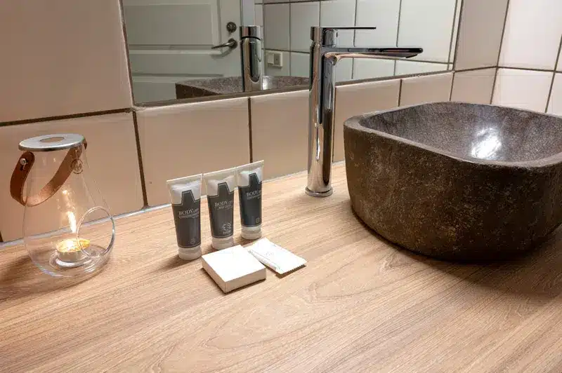 Standard badeværelse hos Hotel Viking