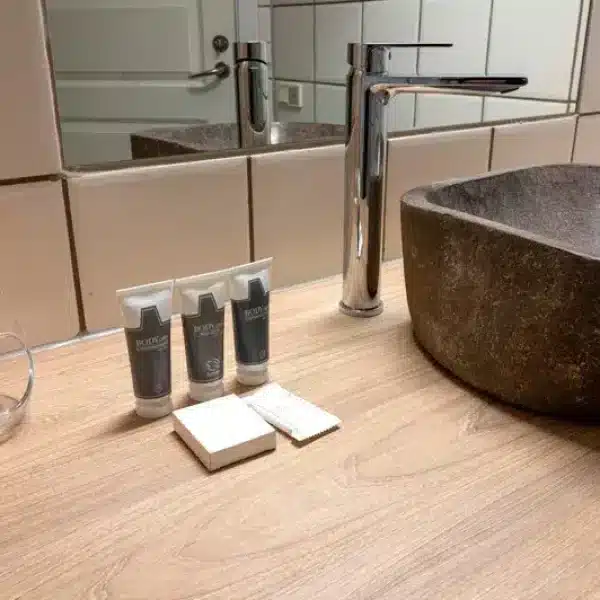Standard badeværelse hos Hotel Viking